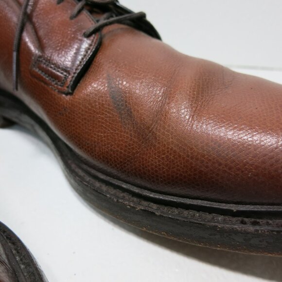 Thom McAn Royal Lancers Full Cut Pebbled Grained Leather Dress Oxfords 10 - Picture 8 of 8